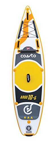 Coasto PB-CARG106 Inflatable Stand Up Paddle Thermal Twin Skin Argo 10 '6, gelb grau schwarz leer - 2