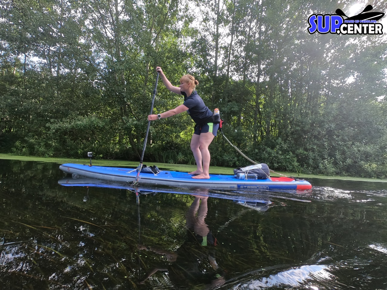 Wasserwanderweg Schwentine 60 Kilometer auf dem SUPBoard SUP Center