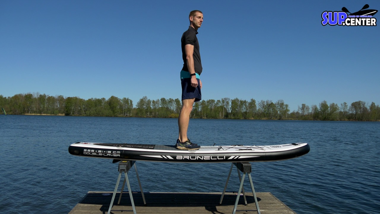 BRUNELLI 10.8 Premium SUP Board Stand Up Paddle Surf-Board mit Kajak Sitz Paddel 