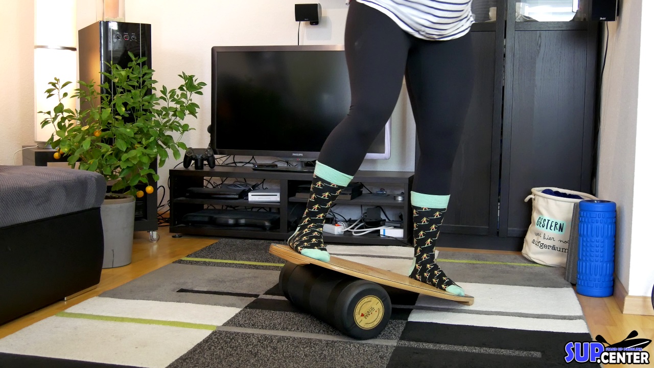 Sup Im Eigenen Wohnzimmer Indoor Surfboard Balance Trainer Im