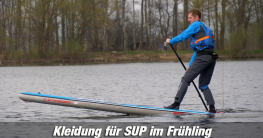 SUP Kleidung im Frühling
