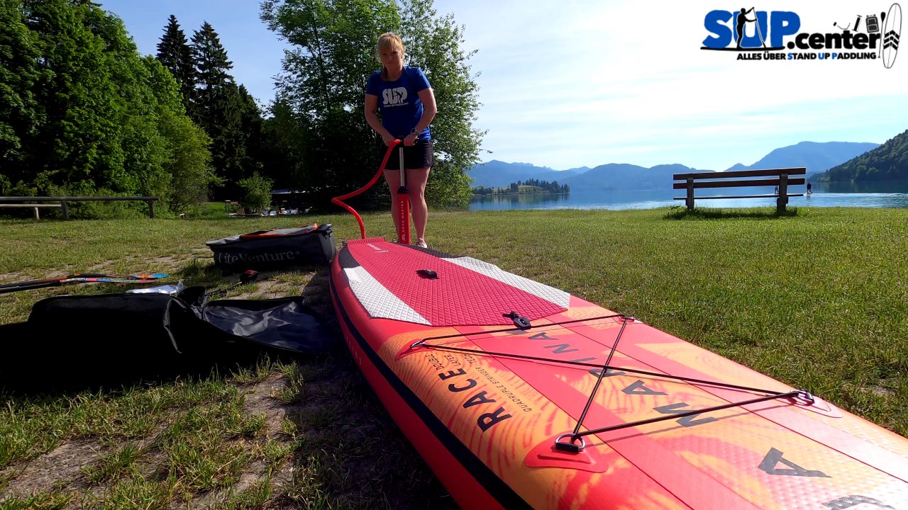 SUPTour auf dem Walchensee in Bayern ein Paddelparadies