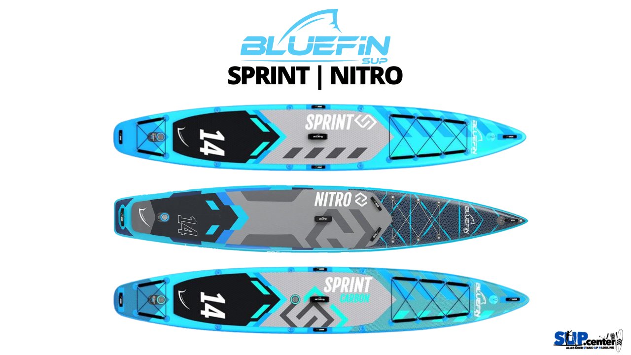 Bluefin Sprint SUP, Nitro SUP Board Test, Erfahrungen Review